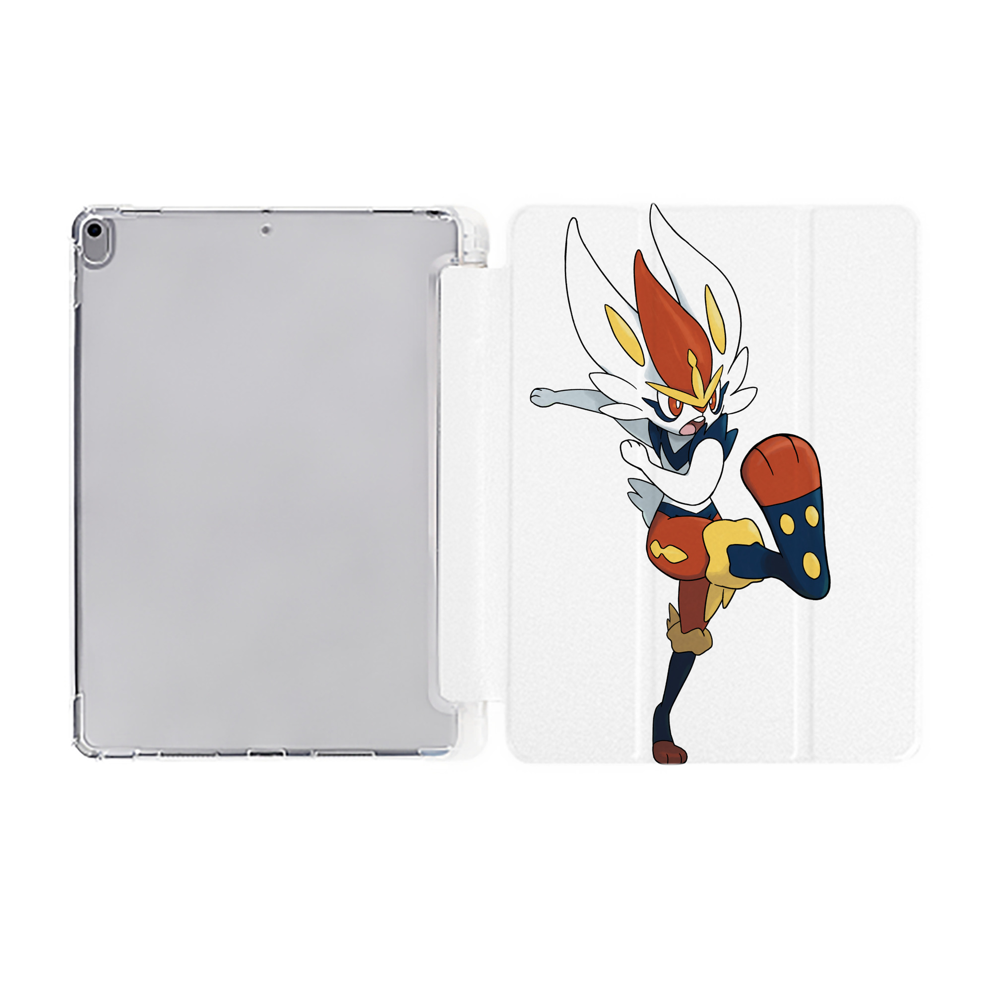 （画像用） ポケットモンスター Pokémon IPad ケース ペン収納付き 三つ折りスタンド PUレザー×シリコン 対応機種9.5/10.5/10.9インチ